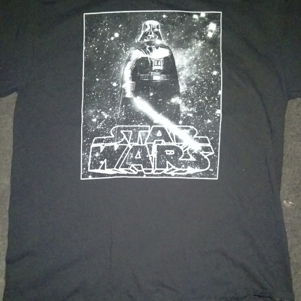 Black Star Wars T-Shirt XL